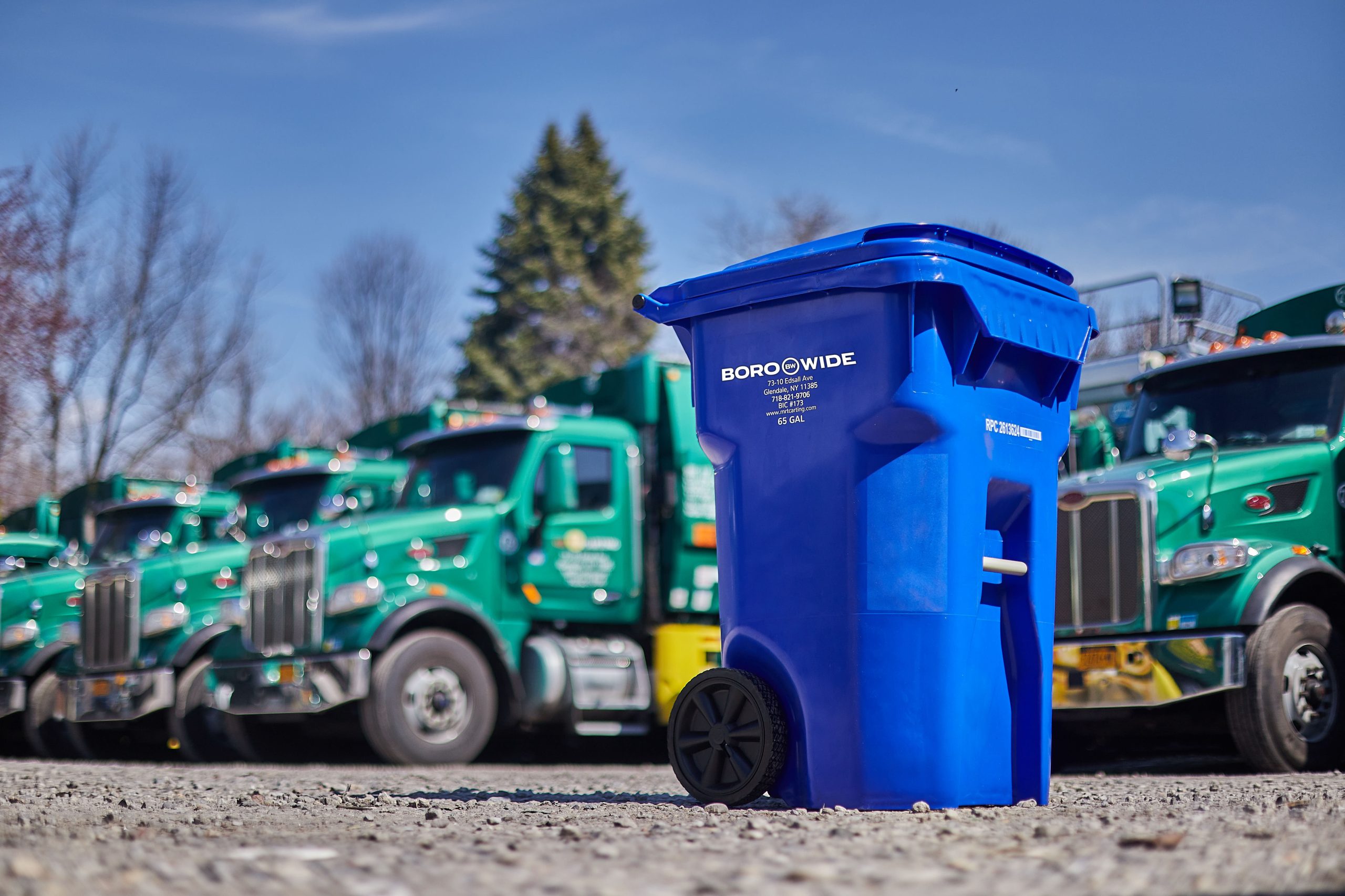 Compost, recycling, and all that's left